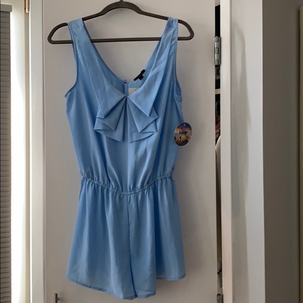 Sky blue romper